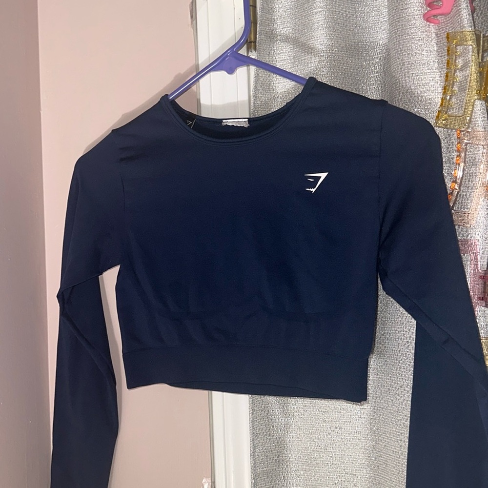 Gymshark long sleeve crop top